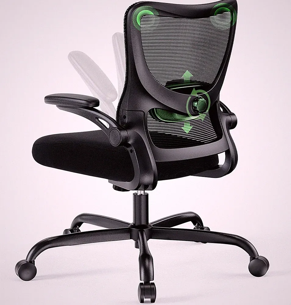 Ergonomic Office Chair with Adjustable Lumbar Support & Breathable Mesh