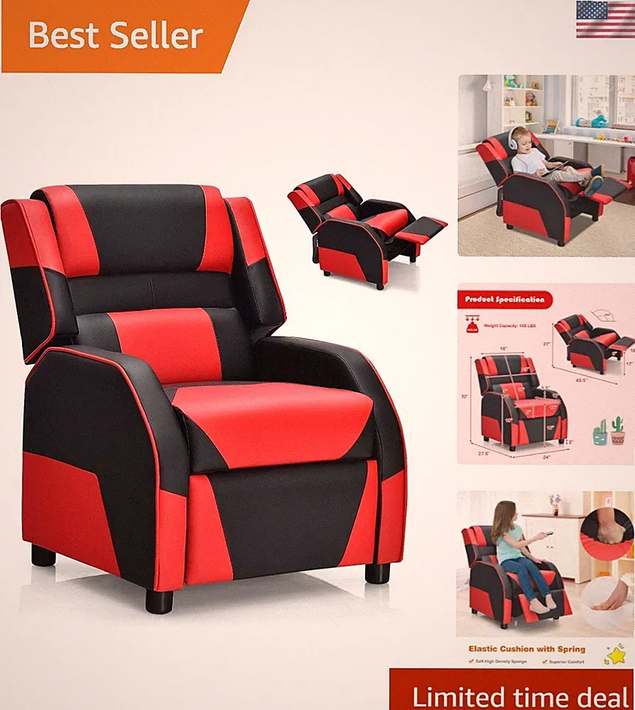 Adjustable Lumbar Kids' Recliner