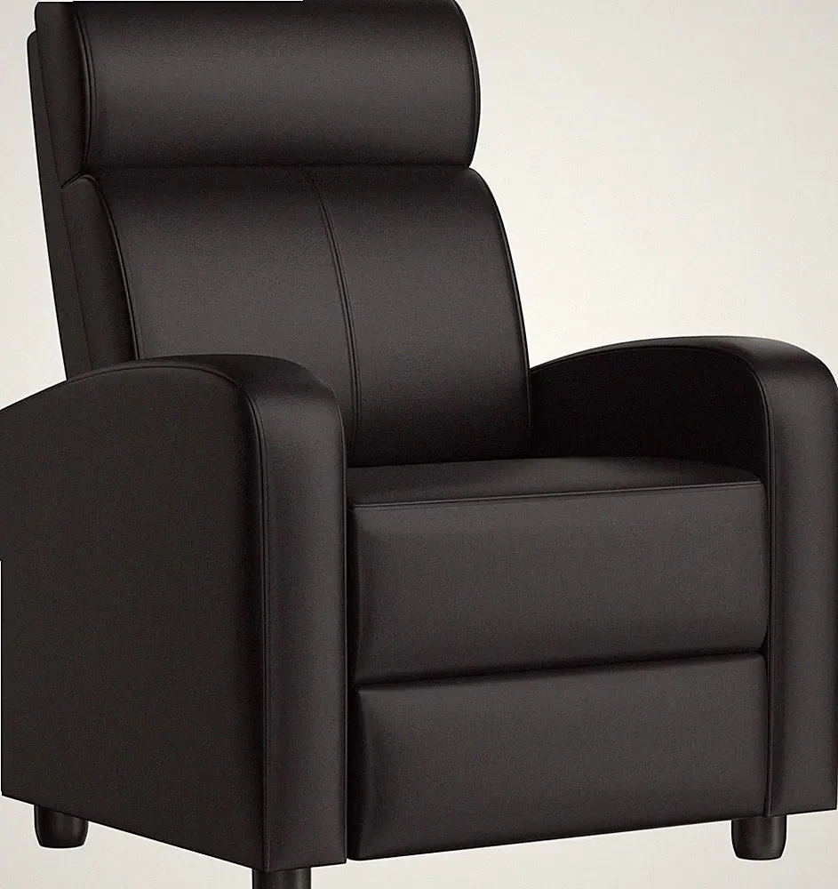 Recliner Chair PU Leather Recliner Sofa Home Theater Seating with Lumbar Support